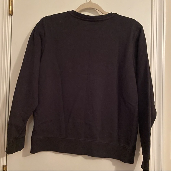 Kids’ Embroidered Champion Black Crewneck Sweatshirt Size XL - Picture 3 of 9